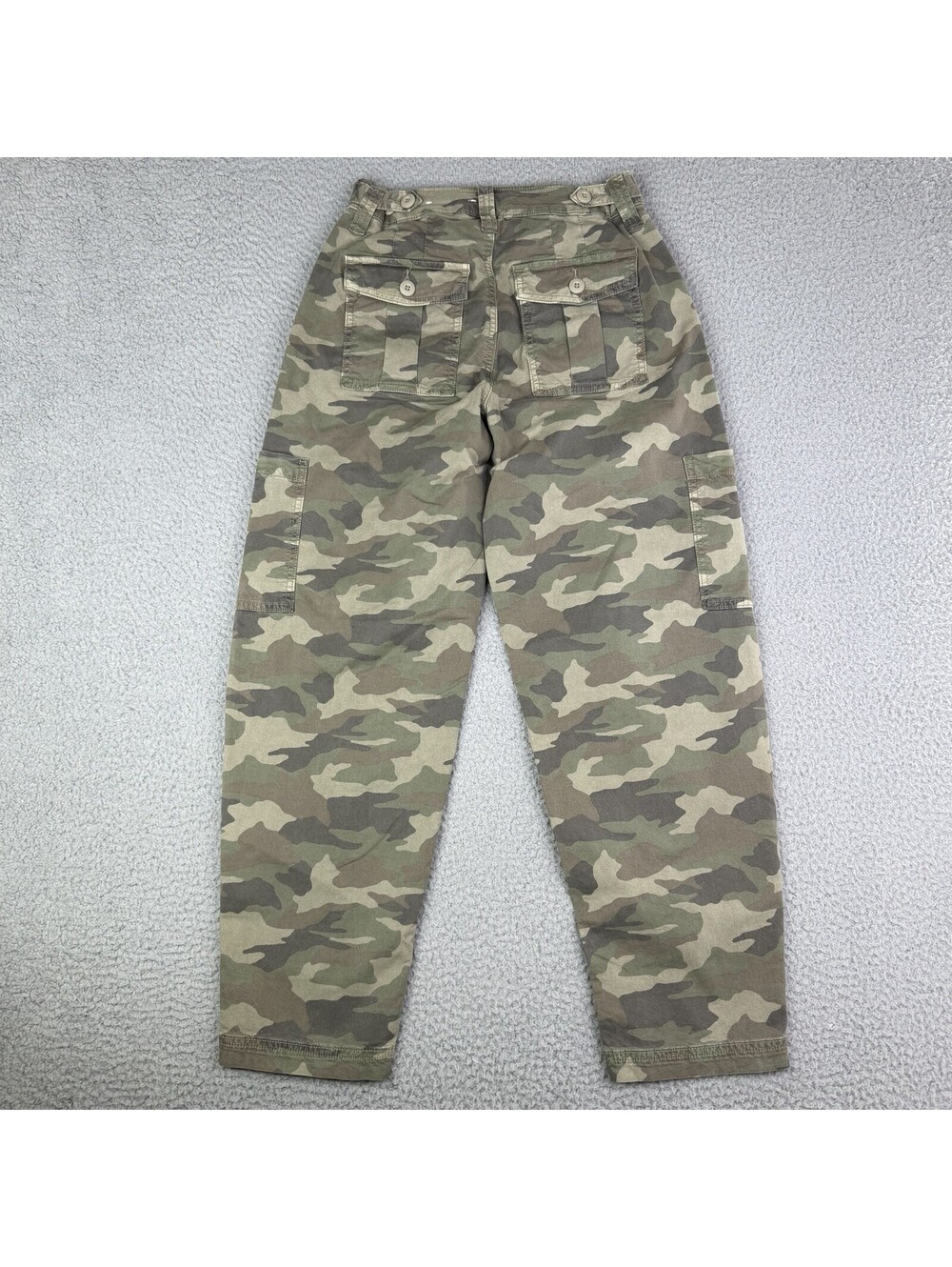 Women's American Eagle Size 000R (26W x 27L) Stretch Barrel Y2K Camo Cargo Pants